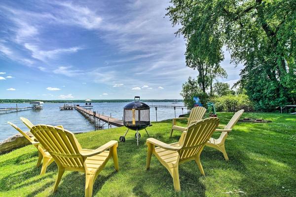 Photo 1 - Lakefront Mayville Cottage w/ Dock & Grill!