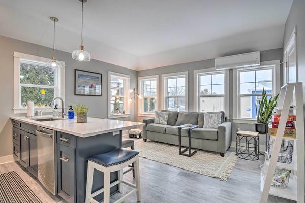 Photo 1 - Updated Charlevoix Townhome: Walk to Downtown