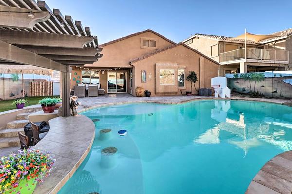 Photo 1 - Lovely Maricopa Home w/ Backyard Oasis, Pool & Bar