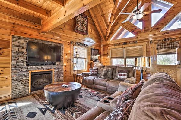 Photo 1 - Smoky Mountain Family Cabin w/ Deck, Grill & Views