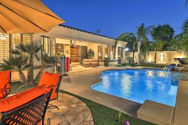 Photo 1 - Luxe Gilbert Home w/ Heated Pool + Putting Green!